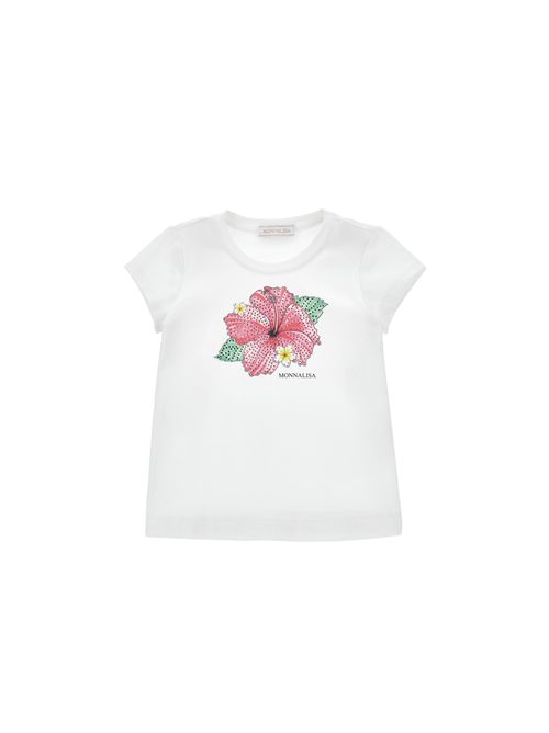 T-shirt, bambina, logata. MONNALISA | 19H631 80040099